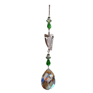 50mm Crystal Pear with Harp & 2 Angels (CRBAHA23) 50mm Crystal Pear with Harp & 2 Angels (CRBAHA23)